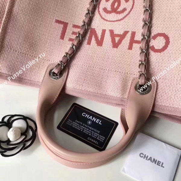 Chanel Medium Original Canvas Leather Tote Shopping Bag 66941D