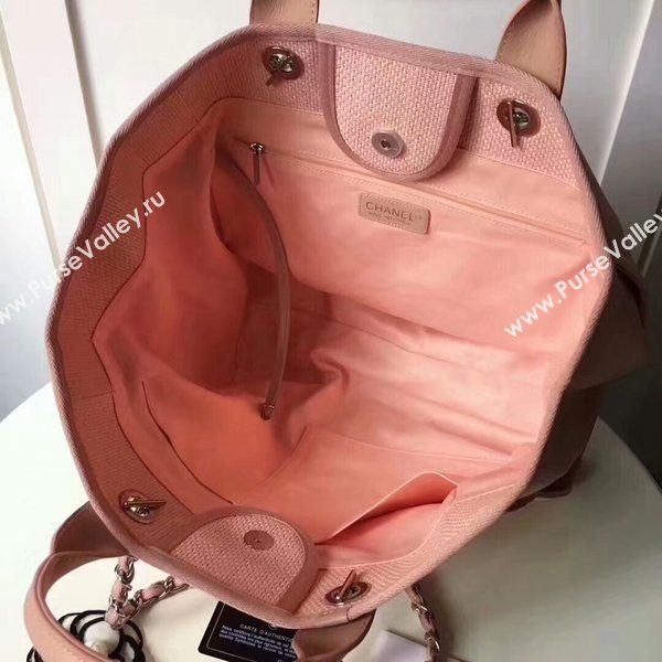 Chanel Medium Original Canvas Leather Tote Shopping Bag 66941D