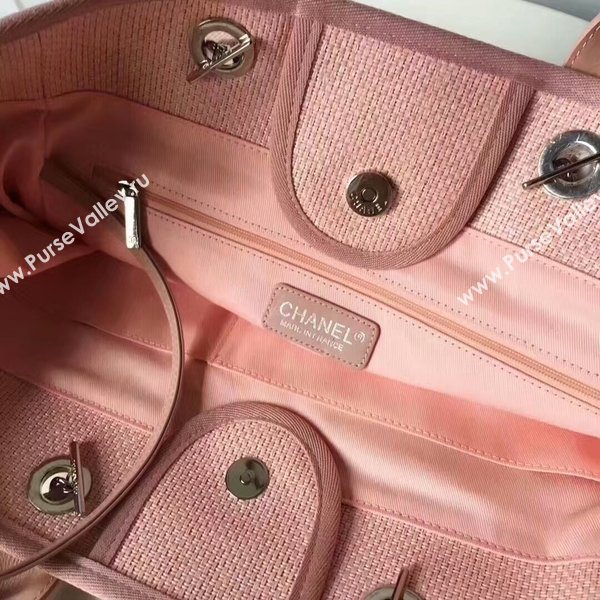 Chanel Medium Original Canvas Leather Tote Shopping Bag 66941D