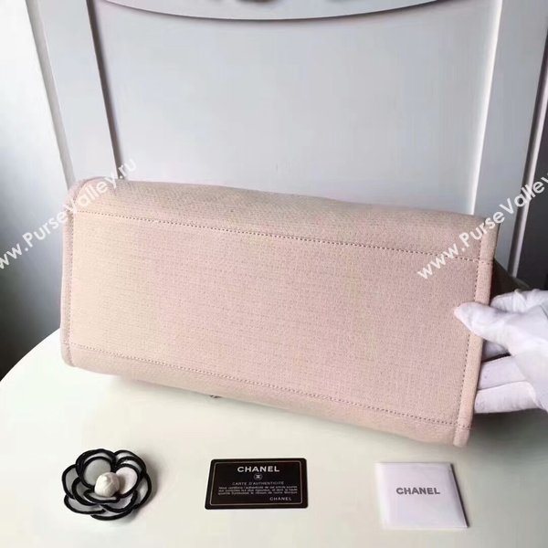Chanel Medium Original Canvas Leather Tote Shopping Bag 66941G