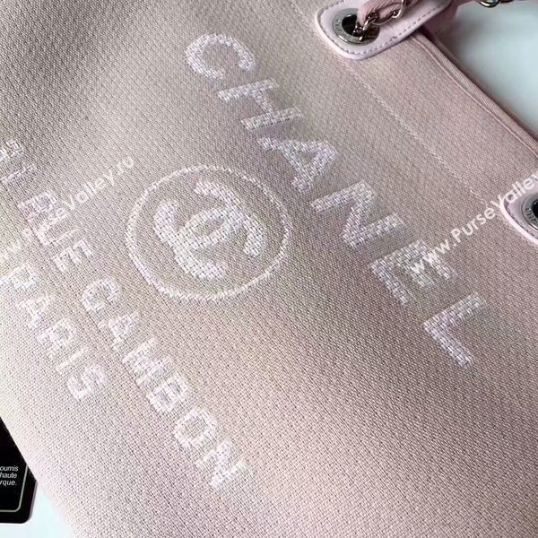 Chanel Medium Original Canvas Leather Tote Shopping Bag 66941G