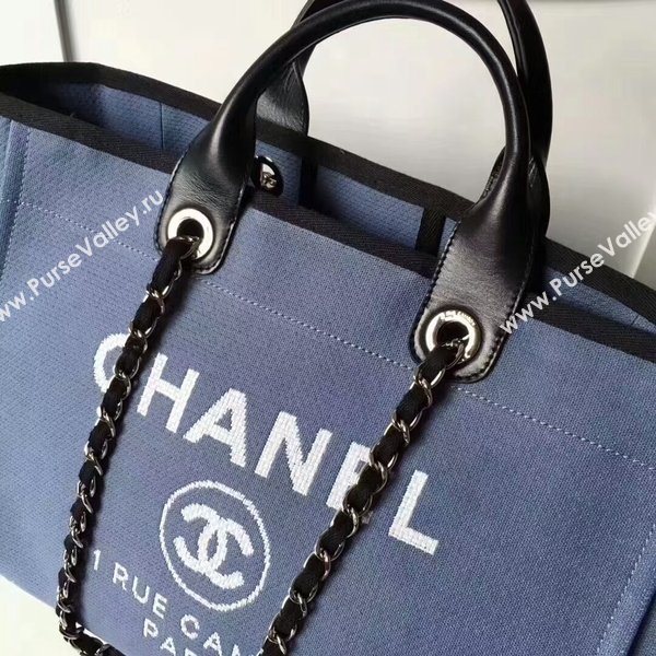 Chanel Medium Original Canvas Leather Tote Shopping Bag 66941H