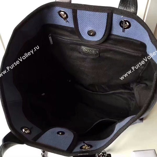 Chanel Medium Original Canvas Leather Tote Shopping Bag 66941H