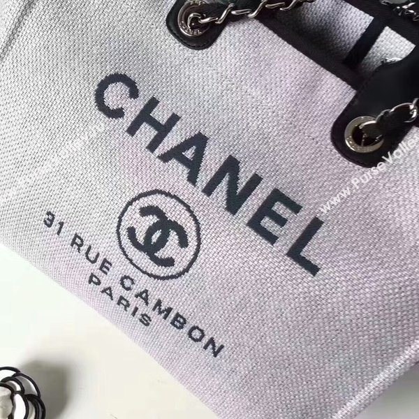 Chanel Medium Original Canvas Leather Tote Shopping Bag 66941J