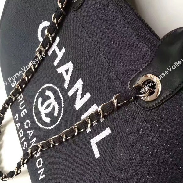 Chanel Medium Original Canvas Leather Tote Shopping Bag 66941K