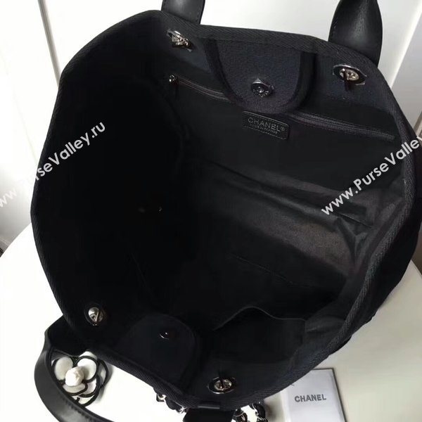 Chanel Medium Original Canvas Leather Tote Shopping Bag 66941K