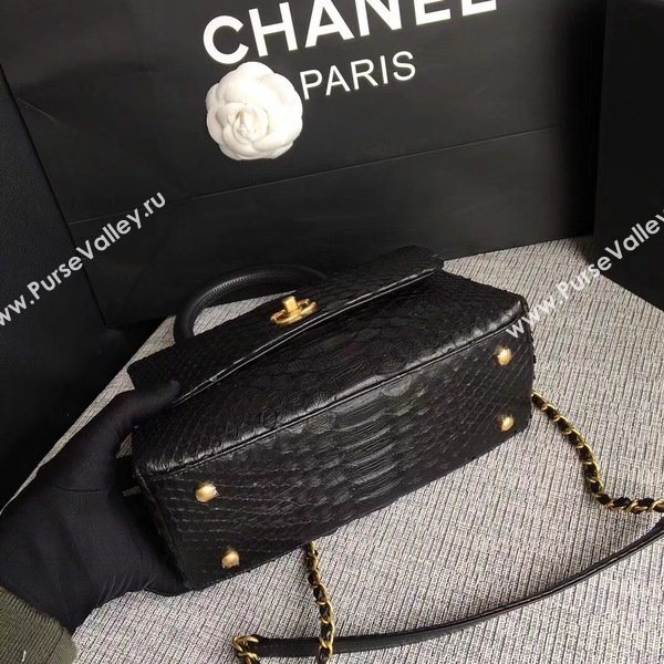 Chanel Original Python Leather Tote Bag 8119A