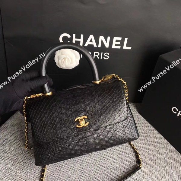 Chanel Original Python Leather Tote Bag 8119A