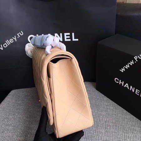 Chanel Maxi Quilted Classic Flap Bag Apricot Sheepskin Leather A58601 Gold