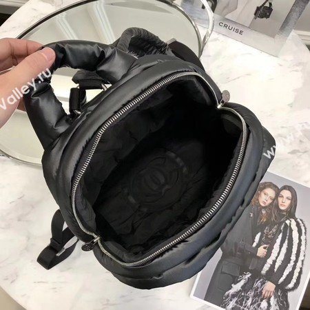 Chanel Backpack Original Sheepskin Leather A33002 Black