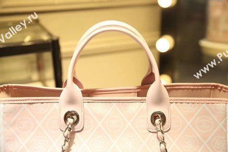 Chanel Tote Bag Sheepskin Leather A66998 Light Pink