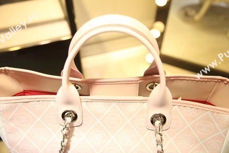 Chanel Tote Bag Sheepskin Leather A66998 Light Pink