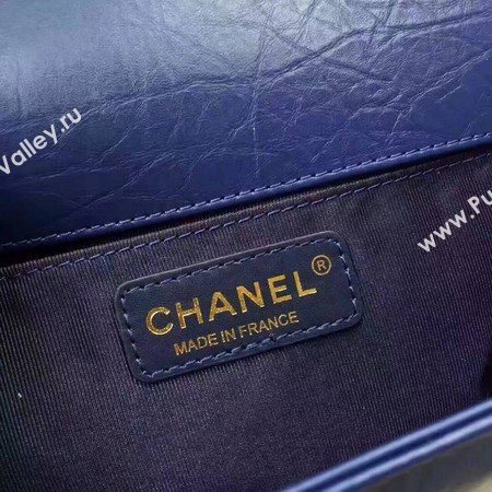 Boy Chanel Flap Bag Original Leather B67086 Blue