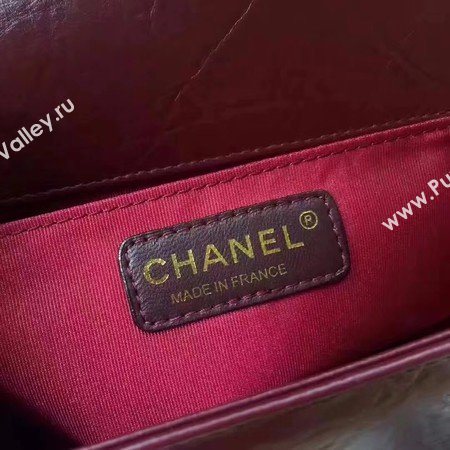 Boy Chanel Flap Bag Original Leather B67086 Wine