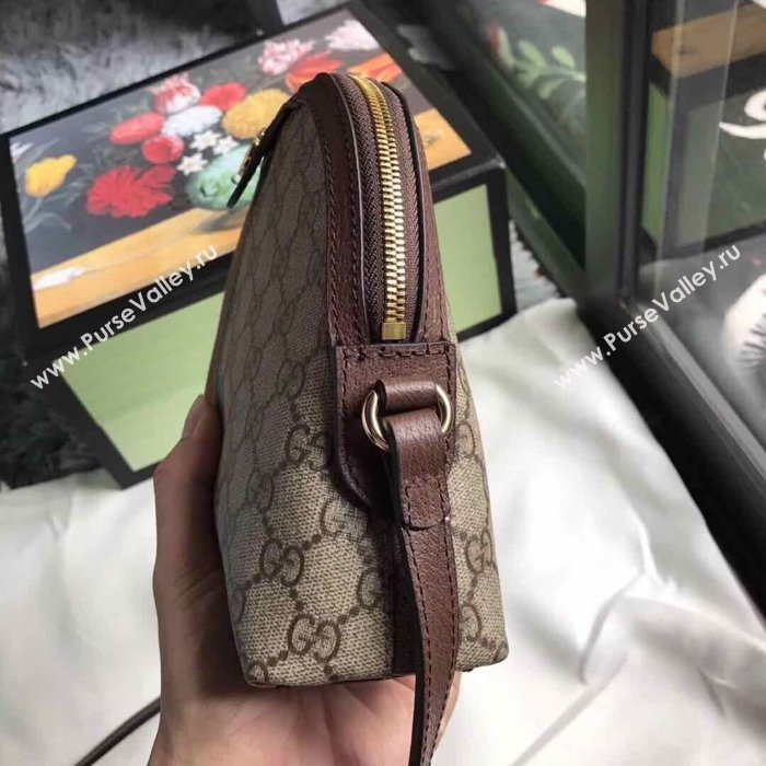 Gucci Ophidia Canvas Shoulder Bag 499621 Brown