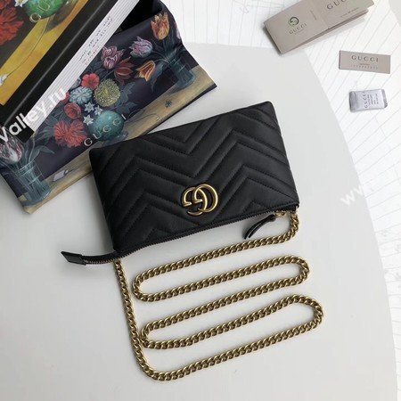 Gucci GG Marmont mini Chain Bag 443447 Black