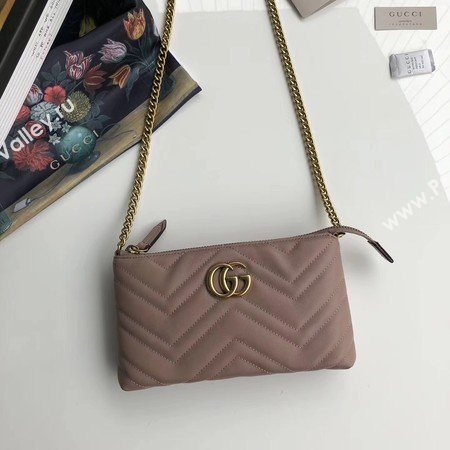 Gucci GG Marmont mini Chain Bag 443447 Pink