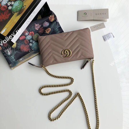 Gucci GG Marmont mini Chain Bag 443447 Pink