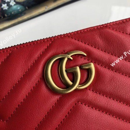 Gucci GG Marmont mini Chain Bag 443447 Red