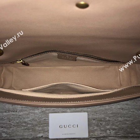 Gucci GG Marmont Large Shoulder Bag 443496 Apricot