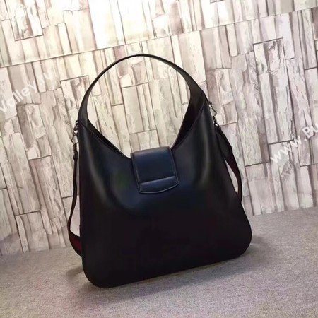 Gucci Dionysus Medium Leather Hobo Bag 446687 Black