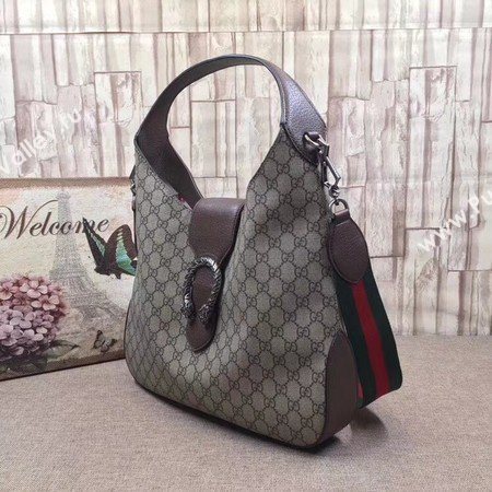 Gucci Dionysus Medium GG Hobo Bag 446687 Brown