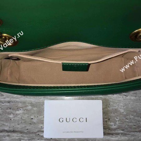 Gucci GG Marmont matelasse Mini Bag 446744 Green