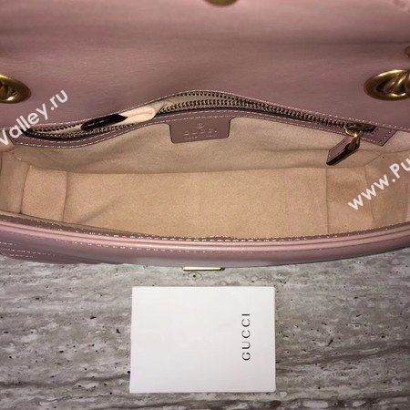 Gucci GG Marmont matelasse Mini Bag 446744 Pink