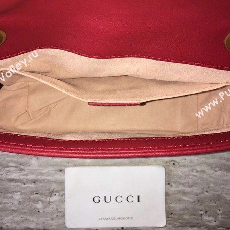 Gucci GG Marmont matelasse Mini Bag 446744 Red
