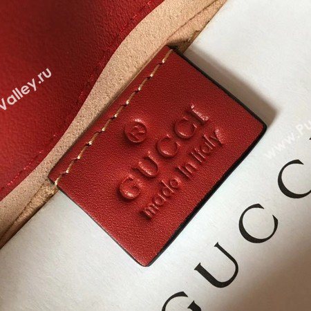 Gucci GG Marmont matelasse Mini Bag 446744 Red