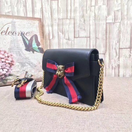 Gucci Broadway Leather Clutch 453777 Black