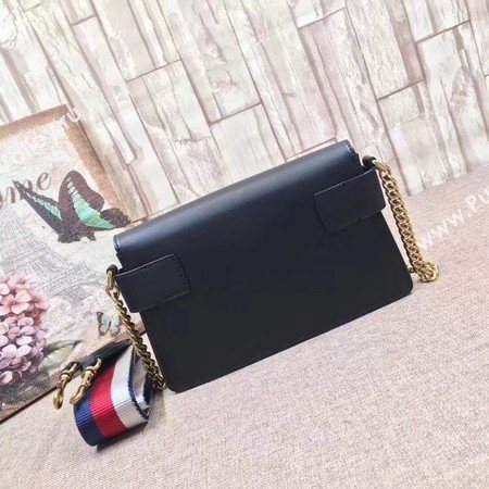 Gucci Broadway Leather Clutch 453777 Black