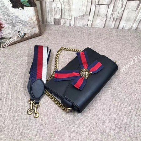 Gucci Broadway Leather Clutch 453777 Black