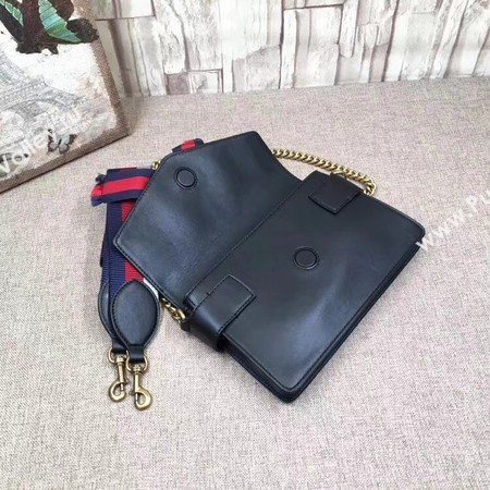 Gucci Broadway Leather Clutch 453777 Black