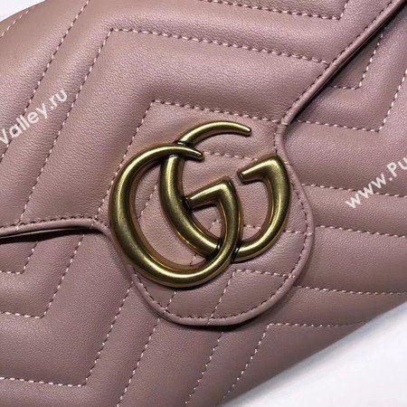 Gucci GG Marmont Matelasse mini Bag 474575 Pink