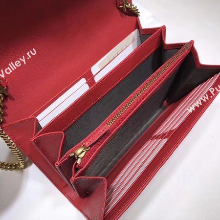 Gucci GG Marmont Matelasse mini Bag 474575 Red