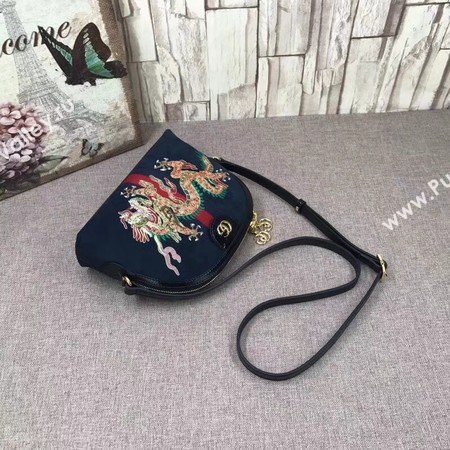 Gucci Ophidia Small Shoulder Bag 499621 Blue