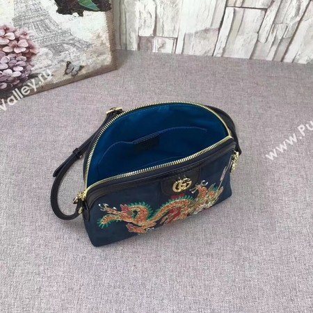 Gucci Ophidia Small Shoulder Bag 499621 Blue