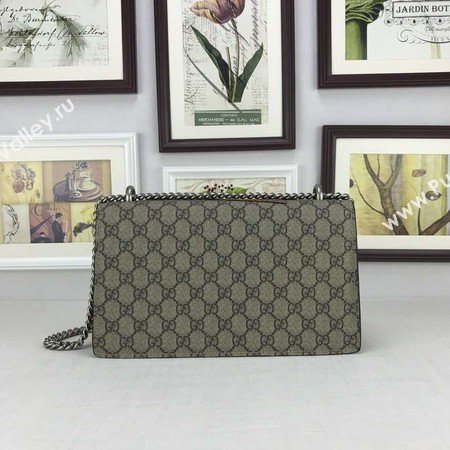 Gucci Dionysus GG Supreme Canvas Shoulder Bag 400249 Khaki