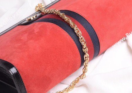 Gucci Ophidia Embroidered Medium Shoulder Bag 503876 Red