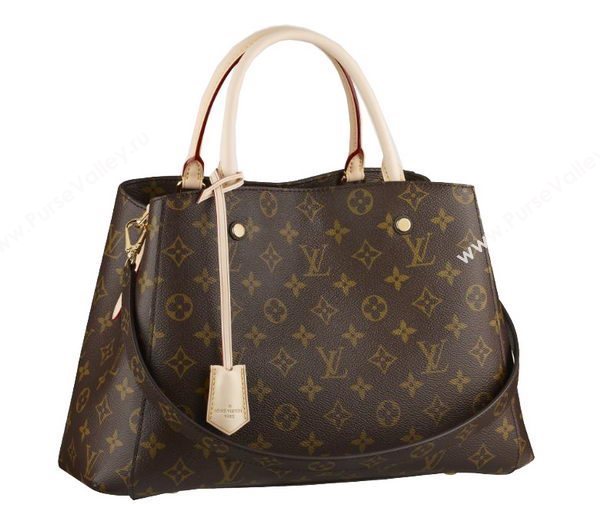 2014 Louis Vuitton Monogram Canvas Montaigne MM M41056