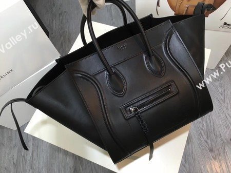 Celine Luggage Phantom Tote Bag Smooth Leather CT3372 Black