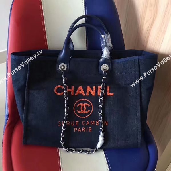 Chanel Deauville Tote Bag Original Canvas Leather A68047-10