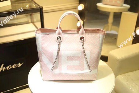 Chanel Tote Bag Sheepskin Leather A66998 Light Pink