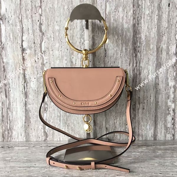 Chloe Nile Calf Leather Shoulder Bag A03372 Camel