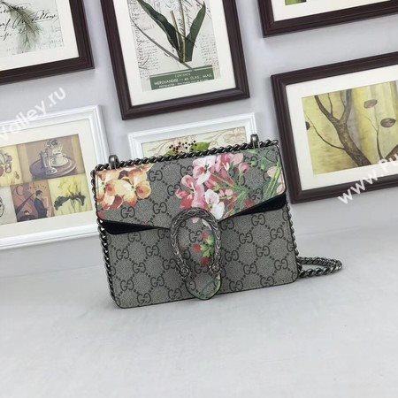 Gucci Mini Dionysus GG Canvas Shoulder Bag 421970 Black