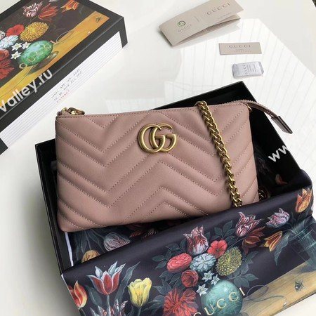 Gucci GG Marmont mini Chain Bag 443447 Pink