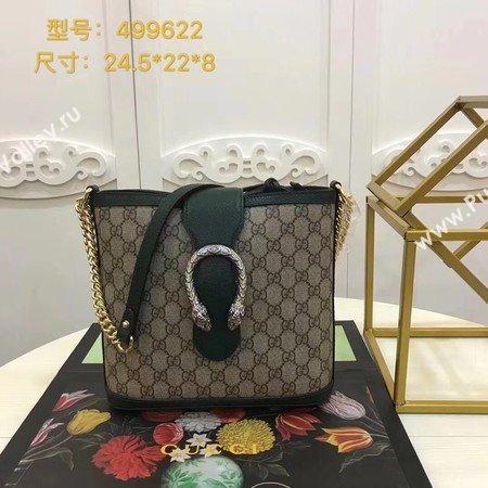 Gucci Dionysus Medium Bucket Bag 499622 Green