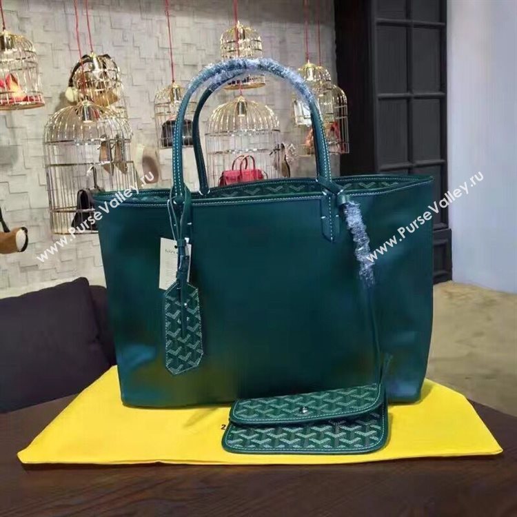 Goyard Y Doodling Calfskin Leather Tote Bag 7901 Green