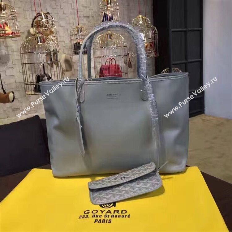 Goyard Y Doodling Calfskin Leather Tote Bag 7901 Grey